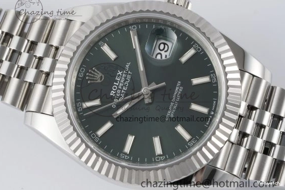 904L Best 41 1:1 Bracelet Steel Edition NTF Green Dial VR3235 126334 Stick on Jubilee DateJust 0316